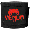 Venum 4m Boxing Hand Wraps Black Black/Red